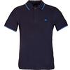 nazarenogabrielli Nazareno Gabrielli Polo Uomo Manica Corta 100% Cotone Piquet. Colletto e Manica con righino in Contrasto Colore. Logo Piccolo Ricamato. Taglie M, L, XL, 2XL, 3XL, 4XL, 5XL, 6XL