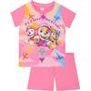 Paw Patrol Pigiama Bambina | Pigiami Ragazza Chase, Marshall E Skye | Pigiami Estivi | Pigiama Bambino Manica Corta | Blu 18-24 Mesi