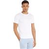 Calvin Klein Jeans T-shirt Maniche Corte Uomo Institutional Logo Slim Fit, Bianco (Bright White), L