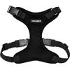 Best Pet Supplies Voyager Pettorina per animali domestici con chiusura Step-in, per tutte le condizioni atmosferiche, regolabile, per cani e gatti, nero, L
