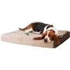 Petmaker Cuccia per Cani in Memory Foam con Rivestimento Rimovibile, Taglia M, Marrone Chiaro