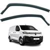 AirFlux Set di 2 deflettori d'aria compatibili con CITROEN DISPATCH, adatto per Citroen Jump, adatto per Peugeot Expert, adatto per Toyota Proace 2016, 2017, 2018, 2019, 2020, 2021, 2022, 2023, 2024.