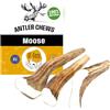 RF - Deer Corno di Alce per Cani 100% Naturale Osso di Alce per Cani Masticativi Naturali, Giochi e Snack Bocconcino per Cane Taglia XL HARD Version 120-180 g 14-17 cm 1 pezzo