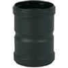 ALLINOX Kit Tubi Canna Fumaria 80 mm Per Stufa a Pellet In Acciaio Nero Antigraffio Canale Impianto Uscita Fumi Componenti Da Interno MADE IN ITALY (MANICOTTO FEMMINA)