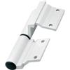 inferramenta Cerniera per Porta Finestra Tipo Vecchio in Alluminio - Disponibile in Diverse Finiture | Cerniere Durevoli per Porte e Finestre (Bianco)