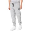 Lonsdale Pantaloni da Jogging da Uomo, vestibilità Normale, Grinstead, Marl Grey/Black, 3XL