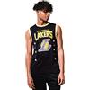 Ultra Game Unk NBA - Canotta da Uomo in Jersey, Senza Maniche, Taglia S, Colore: Nero