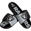 FOCO NFL Oakland Raiders Mens Sport Doccia Gel Slide Flip Flop SandalsSport Doccia Gel Slide Flip Flop Sandali, Colorblock Big Logo, Medio (9-10) (FFSSNFCBBLGGEL)