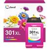 Cyloral 301XL Colore Cartucce d'inchiostro Compatibile Con Deskjet 1510 2540 3055 3054 2546 2545 2510 2050 1050 1000 1010 OfficeJet 2620 2622 4504 4630 5534 Envy 4500 4502 5530 5532 per HP 301 XL