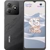 OSCAL 2025 Flat 2 Smartphone Android 15, 12GB +128GB/2TB Telefono Cellulare, 6.52 HD+ 90Hz, 5000mAh Smartphone Offerta, 13MP+5MP, Octa Core, 4G Dual SIM/GPS/Fingerprint/OTG/3.5mm Jack