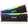 ORICO Raceline Neon DDR5 RAM 32GB (2x16GB) 6400MHz CL32, Memoria per PC Desktop, ON-Die ECC Unbuffered DIMM, Overclocking Dual Platform Intel XMP 3.0 & AMD EXPO, Nero-R500