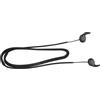 kwmobile Laccetto Portauricolari Compatibile con Samsung Galaxy Buds 3 - Cordino Porta-Cuffie in-Ear - Laccio Blocca-cuffiette Nero