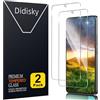 Didisky 2 Pezzi Pellicola Vetro Temperato per Xiaomi Redmi Note 13 4G/5G, Note 13 Pro 4G/5G 6.67, HD Vetro Temperato Membrana, Durezza 9H, Anti-Graffio, Facile Installare