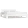 homiuse Giroletto Bianco in Legno Massello di Pino 180x200 cm Doghe Letto Matrimoniale Struttura Letto Matrimoniale Letti Matrimoniali Moderni Giroletto Classico Elegante Robusto Struttura