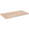 vidaXL Piano Tavolo 100x50x2,5 cm Legno Massello di Pino Rettangolare, Piano Tavolo in Legno, Piano Tavolo da Pranzo, Piano tavolino