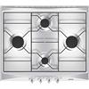 Smeg S264X2 Hobs Built-in Gas Stainless Steel - Piastra in acciaio inox, a gas, Stainless Steel, 1050 W, Round