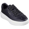 Skechers Cordova Classic Best Behavior, Scarpe da Ginnastica Donna, Black Duraleather/Natural Trim, 39 EU