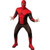 Rubie's costume Spiderman 3 Deluxe, No way Home, Marvel, Avengers, Taglia unica, per adulto (702754-STD), Rosso-Nero