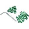 PATIKIL Skateboard Ferramenta Kit, 1 Montaggio Viti Esagonali Testa Bulloni Dadi Set con Chiave per Long Board Cruiser, Gold