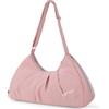 Outplea Borsa Palestra Donna Piccola, Borsa Sportivo con Scomparto per Scarpe, Borsone Piscina con Tasca Bagnata, Gym Duffel Bag per Fitness Viaggio, Rosa