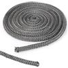 LALAGO 1 pezzo Φ 10mm x 2,5m Guarnizione Stufa a Legna, Cavo di Tenuta per Stufa a Pellet in Fibra di Vetro, Linea di Tenuta Corda Ignifuga per Porte di Caminetti per Stufa, Camini, Forno, Caldaia
