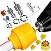 StyBtt Set 12 Pezzi Filiera per Filettatura, Filettatrice per Tubi Idraulici per Trapani Elettrici, Kit Filettatura Maschio e Femmina, Filettatrice Manuale, Maschi per Filettatura, con Estrattore Viti