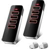 Wvoillty Telecomando Cancello 868 MHz, Telecomando Porta del Garage 4 Canali, Compatibile con Sommer Telecomando 4018V000, 4015862001900, S10019-00001, Rolling Code, 2 Pezzi