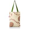 Bonamaison, 100% Cotone Borsa Tote Stampata, Borsa Della Spesa Riutilizzabile, Borsa Della Spesa, Ecologica, Borsa in Tela Con Manici Verdi, 34X40 Cm - Progettata E Prodotta in Turchia