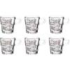 LEONARDO HOME Set di 6 tazzine da caffè Senso Cafe, Vetro, Multicolore
