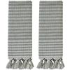 SKL Home Longborough - Set di asciugamani in 100% cotone turco, 40,6 x 66 cm, colore: salvia