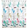 Avanti Linens - Tenda da doccia, decorazione da bagno ispirata alla spiaggia (collezione Beach Mode)