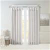 Madison Park Emilia - Tenda in finta seta con rivestimento per la privacy, con linguetta di torsione, per soggiorno, camera da letto e dormitorio, 50 x 108, colore: argento