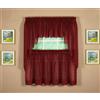 Today's Curtain Emelia Original - Coppia di ripiani in voile 76,2 cm, bordeaux, 152,4 x 76,2 cm (lunghezza x larghezza)