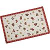 Villeroy & Boch - Toy's Delight Tovaglietta Rosso,Bianco, Decorazione Natalizie, Cotone,Poliestere