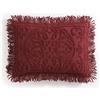 Beatrice Home Fashions - Copriletto in ciniglia Medallion, una piazza e mezzo, colore: bordeaux.