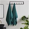 Catherine Lansfield Coppia di teli da bagno in cotone ad asciugatura rapida, colore: Verde