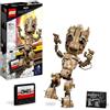 LEGO Marvel Io Sono Groot, Set Costruzioni con Modellino Marvel dei Guardiani della Galassia, Supereroe Giocattolo, Idee Regalo di Compleanno, Giochi Creativi per Bambine e Bambini da 10 Anni 76217