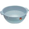 Westmark Scolapasta, con Manici Incassati e Supporti per Fissaggio, Plastica, Blu, 2126221B