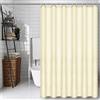 CXTAI Tenda da Doccia 180 x 180 cm, Antimuffa, Lavabile, Idrorepellente, 100% Poliestere, con 12 Ganci - Beige