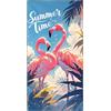 YISUMEI Telo mare estivo con fenicotteri per adulti, extra large, 180 x 90 cm, in microfibra, leggero, ad asciugatura rapida, per piscina, crociera, viaggi, sport, campeggio