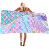 Danbghyuo Telo Mare, Asciugamano da Spiaggia in Microfibra Grande, Telo Mare Grande 80x160cm, Telo Antisabbia Mare Coperta da Spiaggia, Asciugamano da Viaggio Leggero e Portatile