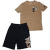 Nike 3Brand Completo T-Shirt e Shorts da Ragazzi Icon Duo Marrone Taglia L (147-158 CM) Codice 9Q0616-X0L