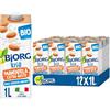 BJORG Bevanda Riso e Mandorla, Bevanda Vegetale Biologica, 100% Ingredienti di Origine Vegetale, Senza Zuccheri Aggiunti, Senza Glutine, Gusto Goloso, Prodotto in Italia, 12 x 1L