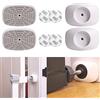 Your Day Mate Protezione da parete, 4 pz, Bianco, forma angolare, per teste di vite di Ø massimo 40 mm, Protezioni per cancelli di porte, scale, protezione di sicurezza per neonati, bambini, animali domestici, cani