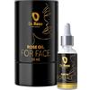 Dr. Rose Olio per il viso Dr. Rose, 30 ml, lussuoso olio per la cura con ingredienti naturali per la pelle luminosa, idratante e rigenerante
