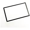 Perfect Part Cover nera in plastica top superiore schermo LCD per Nintendo 3DS ricambio