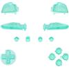 eXtremeRate Pulsanti ABXY D-pad Croci Direzionali Tasti ZR ZL L R Ricambio per Nintendo Switch Pro Controller Joystick(Trasparente Verde Smeraldo) con Cacciaviti-NON Include Controller