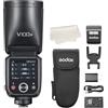 Godox V100-N 100Ws Touchscreen Fotocamera Flash Speedlite per Nikon,Sub rimovibile,batteria di carica USB-C,2.4G X Wireless HSS TTL Flash per Nikon Z9 Z8 Z7II Z6 ZFC D7500 D850 D810 D5100 D3200 D3100