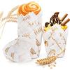 Spesh 100 pirottini di carta per muffin a forma di tulipano (lettere bianco-oro)
