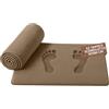 SoNiT home decor Set 2 Tappeti Scendiletto Nocciola 50x80 cm, Morbido per Camera da Letto e Salotto, Antiscivolo Assorbente per Interni, Tappeto Moderno e Lavabile per Uso Quotidiano
